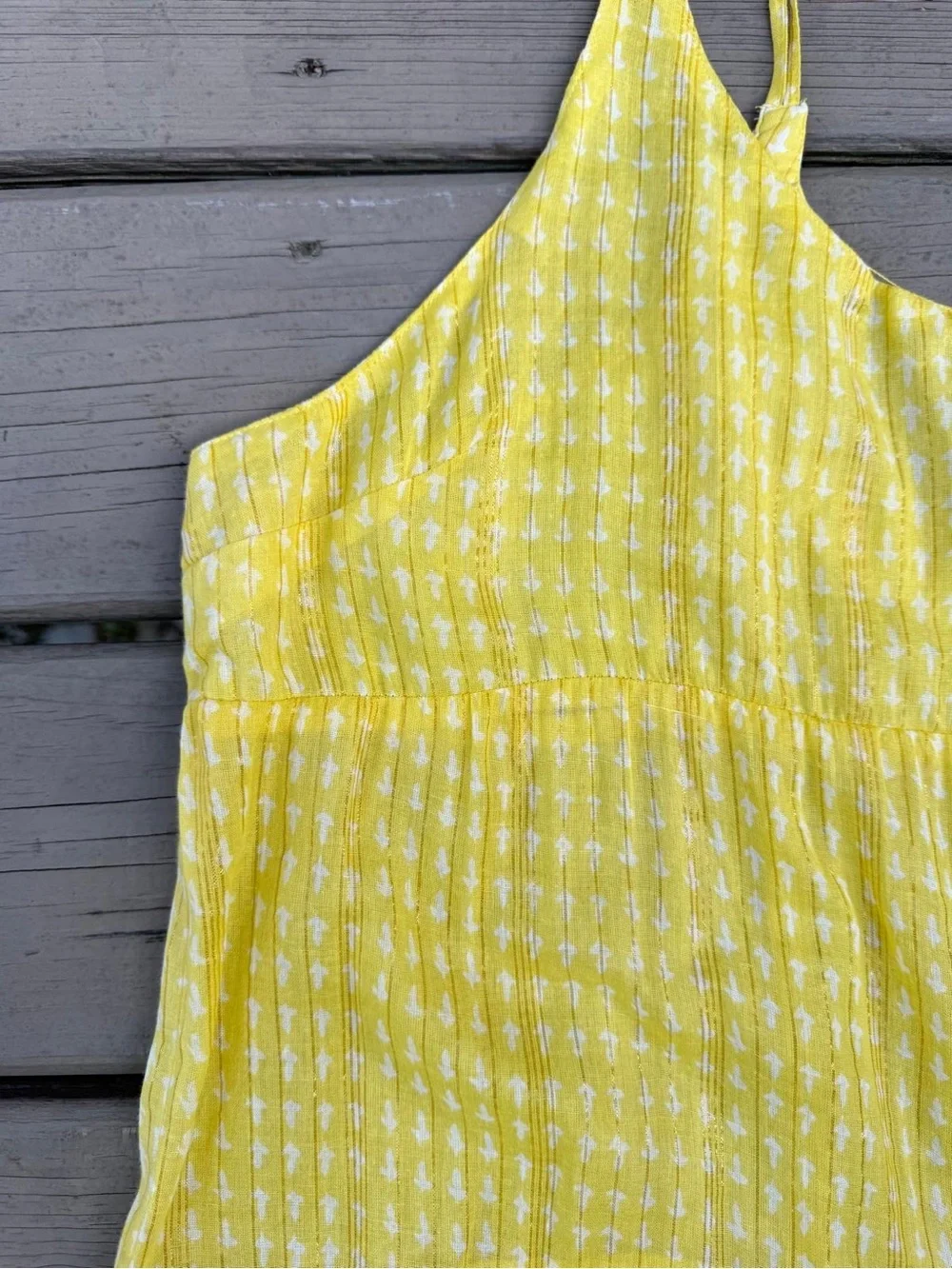 Free People Intimately  Yellow Maxi Dress